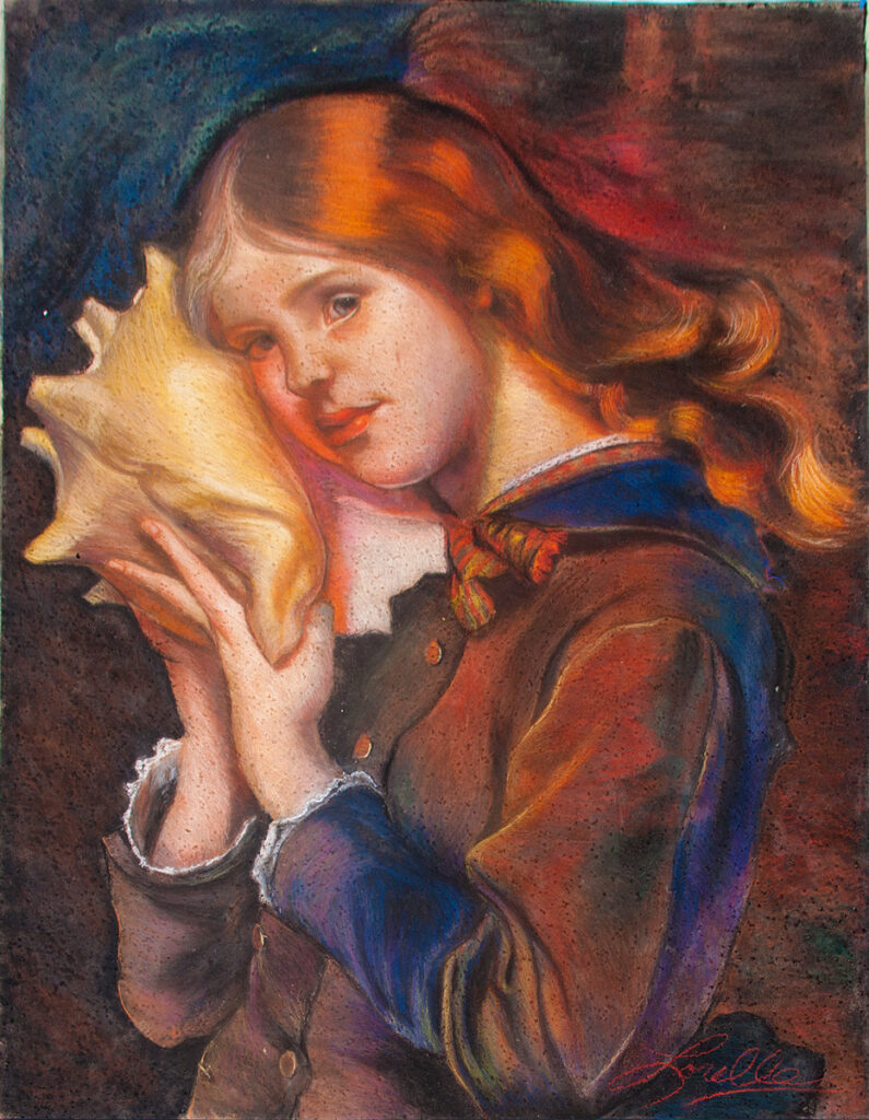 Listening to the Sea after Karl Gussow. jpg.